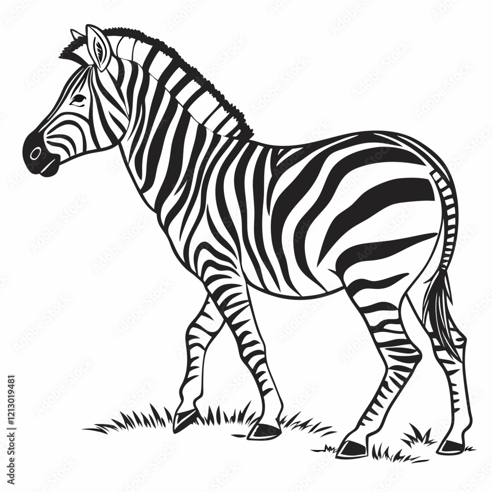 Obraz premium zebra vector illustration
