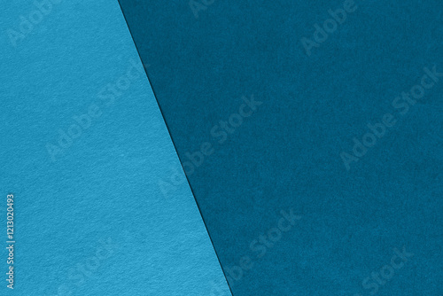 Blue, two-tone paper texture. Blue colored paper texture with diagonal line