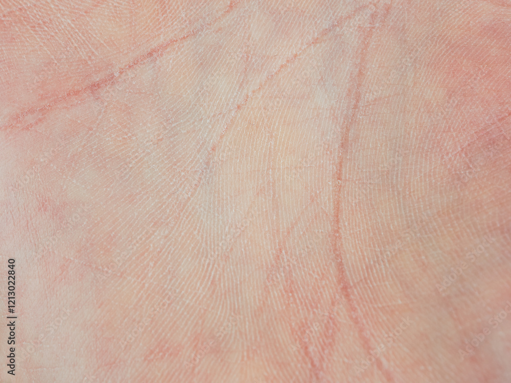 Fine lines and patterns on the palm create a unique pattern that emphasizes the beauty of human skin and individuality. Fine lines and patterns on the palm create a unique pattern that emphasizes the beauty of human skin and individuality.