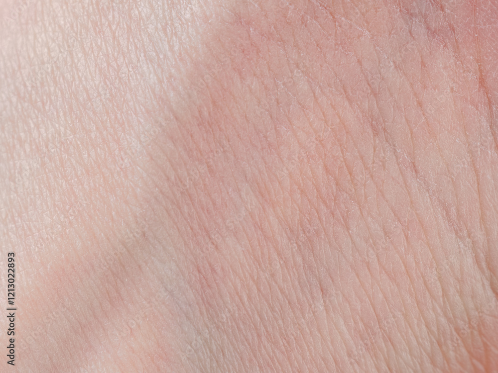 Fototapeta premium A photograph of human skin showing texture, shades and nature, highlighting uniqueness and elasticity.