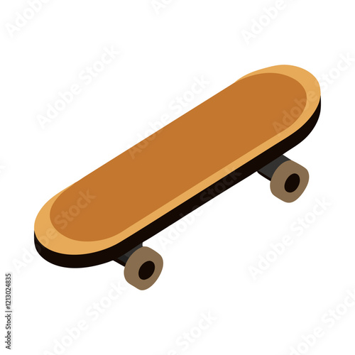 skateboard isolated on white background