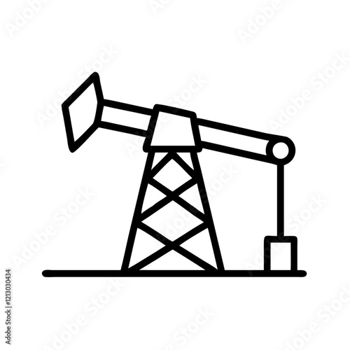 Ölpumpe Ölraffinerie Symbol
