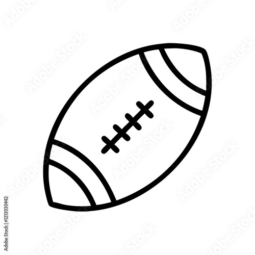 Rugbyball Symbol American Football Symbol