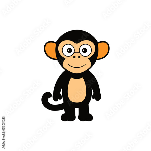 Capuchin Monkey Cartoon vector