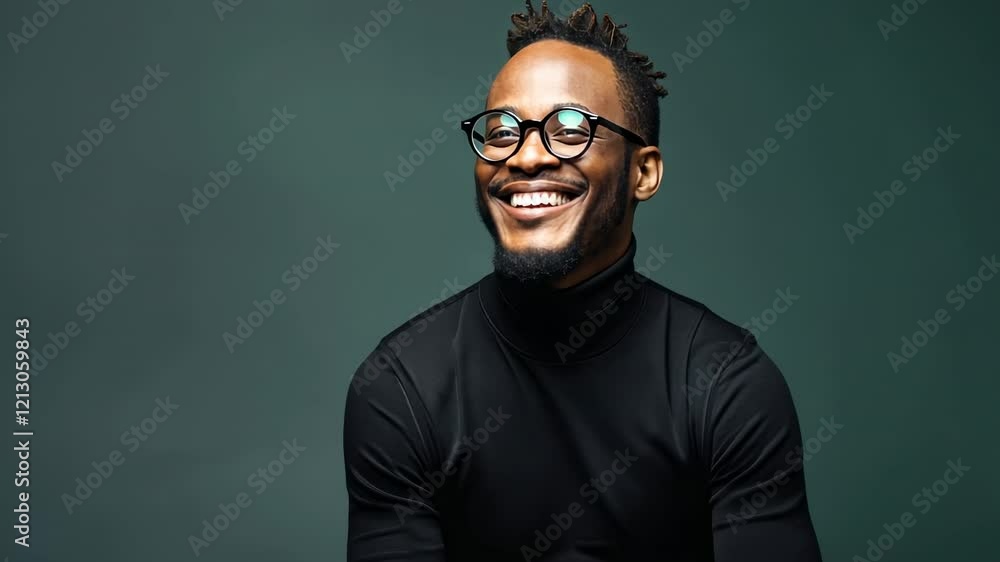 The Smiling Man with Glasses The Smiling Man with Glasses