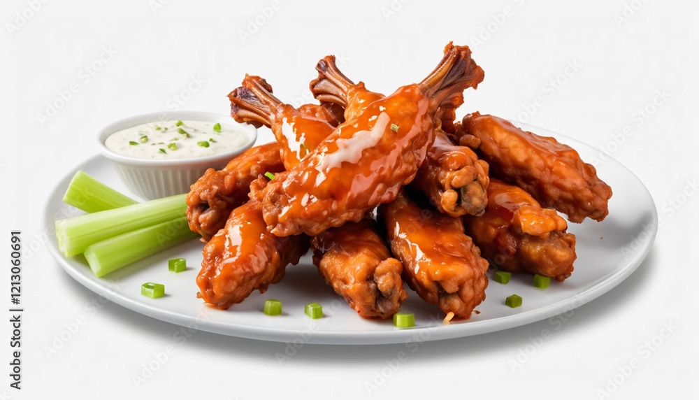 Spicy Buffalo Wings Served with Fresh Crunchy Celery.png Spicy Buffalo Wings Served with Fresh Crunchy Celery.png