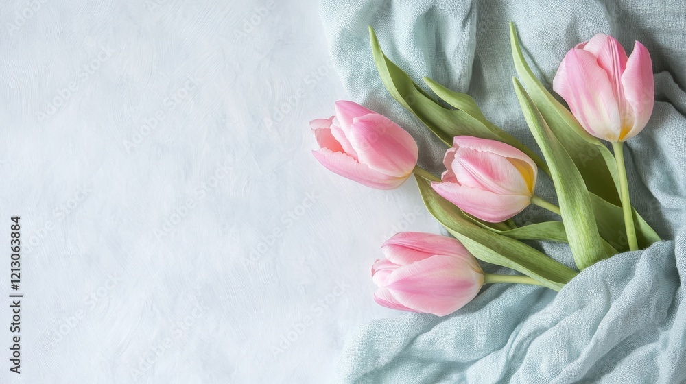 Elegant white tulips arranged artistically against a textured gold and cream background, perfect for spring decor Elegant white tulips arranged artistically against a textured gold and cream background, perfect for spring decor
