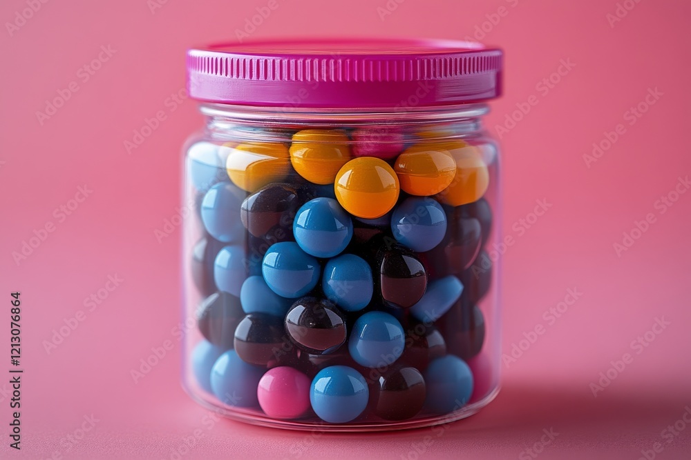 Simple Plastic Jar with Flip-Top Lid for Kitchen Storage, Transparent Container for Food, Clear Canister for Pantry Organization and Home Essentials Simple Plastic Jar with Flip-Top Lid for Kitchen Storage, Transparent Container for Food, Clear Canister for Pantry Organization and Home Essentials