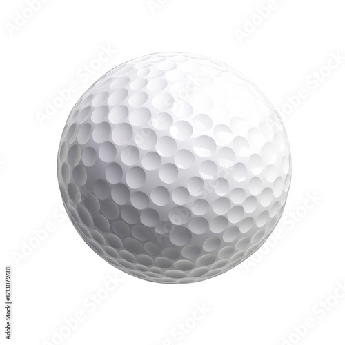 golf ball isolated on white