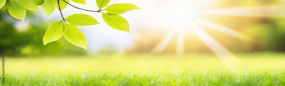 Fototapeta premium A partially obscured natural setting with water and botanical elements