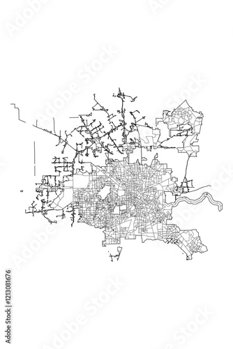 Houston Neighborhoods: Vector Map of Space City's Diverse Communities