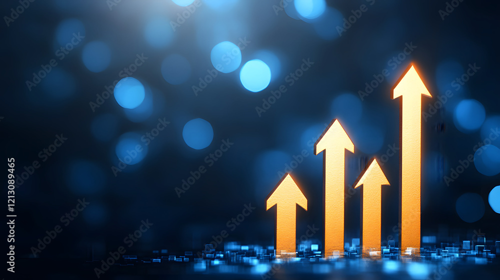 Arrow Growth - Upward-pointing arrows symbolizing financial success, economic growth, and business progress, emphasizing positive trends, development, and investment potential.
Arrow Growth - Upward-pointing arrows symbolizing financial success, economic growth, and business progress, emphasizing positive trends, development, and investment potential.
