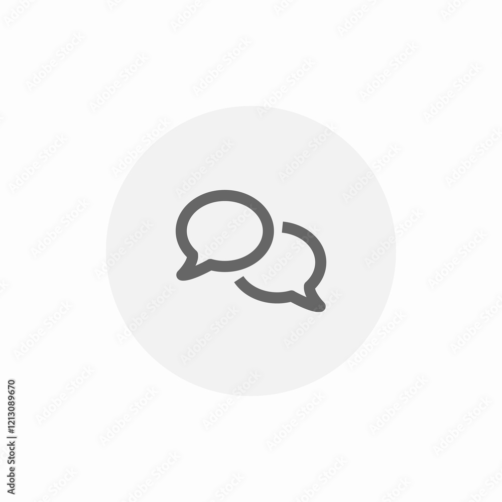 text conversation icon sign vector text conversation icon sign vector