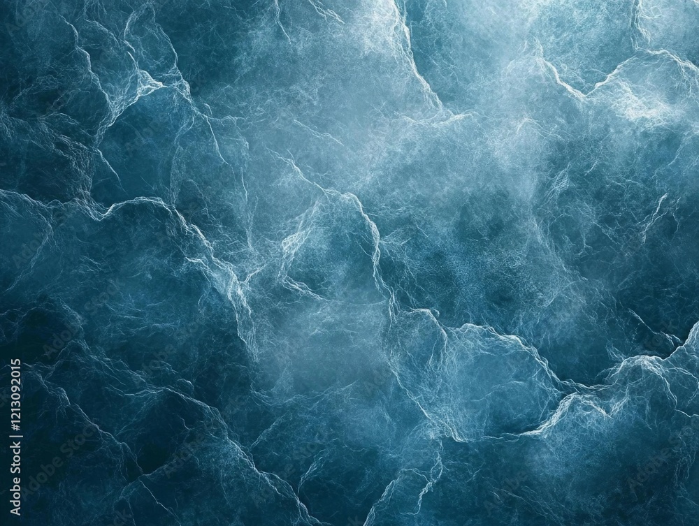 Obraz premium Abstract Textured Blue Marble Pattern