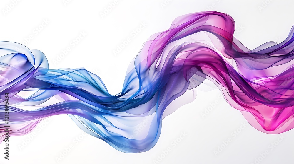 Abstract Flowing Fabric Blue Purple Hues Abstract Flowing Fabric Blue Purple Hues