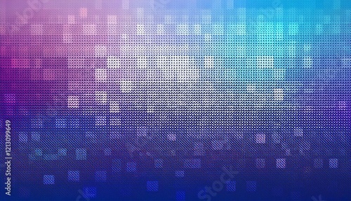 Wallpaper Mural Modern background of Halftone design with small square dots and beautiful color gradient graphic resource Torontodigital.ca