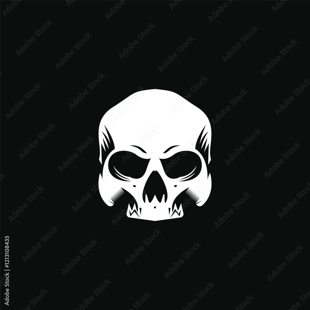 Skull head logo and symbol vectors Skull head logo and symbol vectors