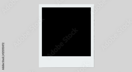 a polaroid card blank vector file generated ai
