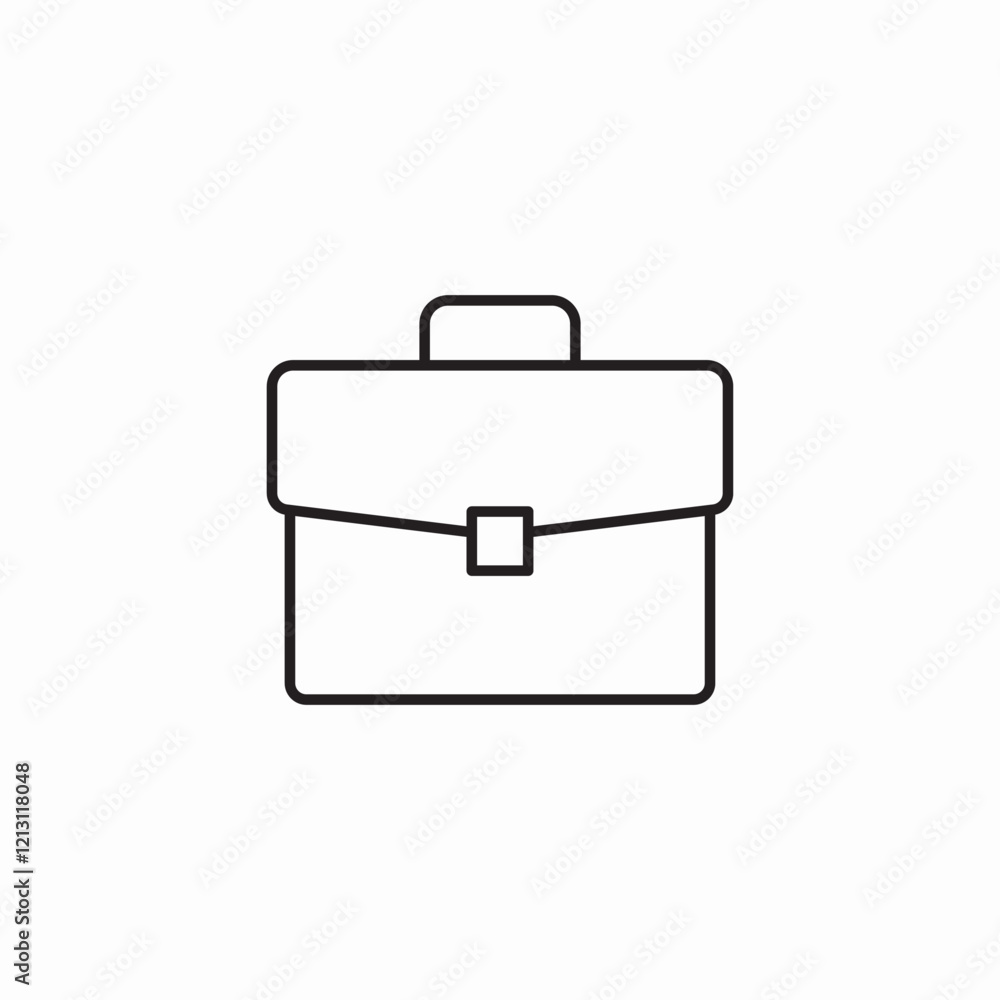 professional briefcase icon sign vector professional briefcase icon sign vector
