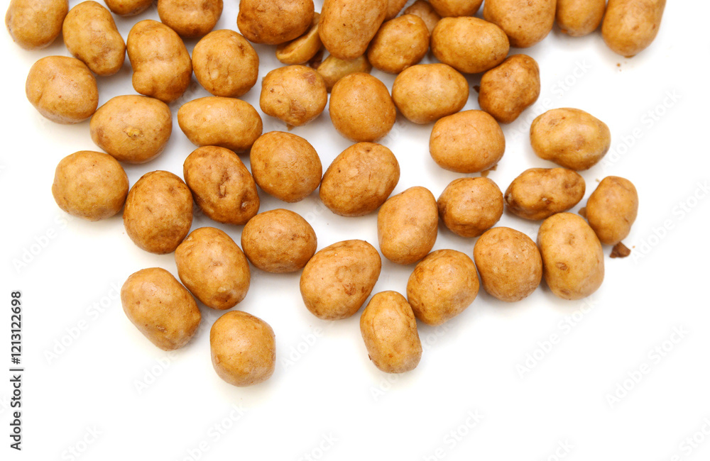 Composition from nuts on the white isolated background Composition from nuts on the white isolated background