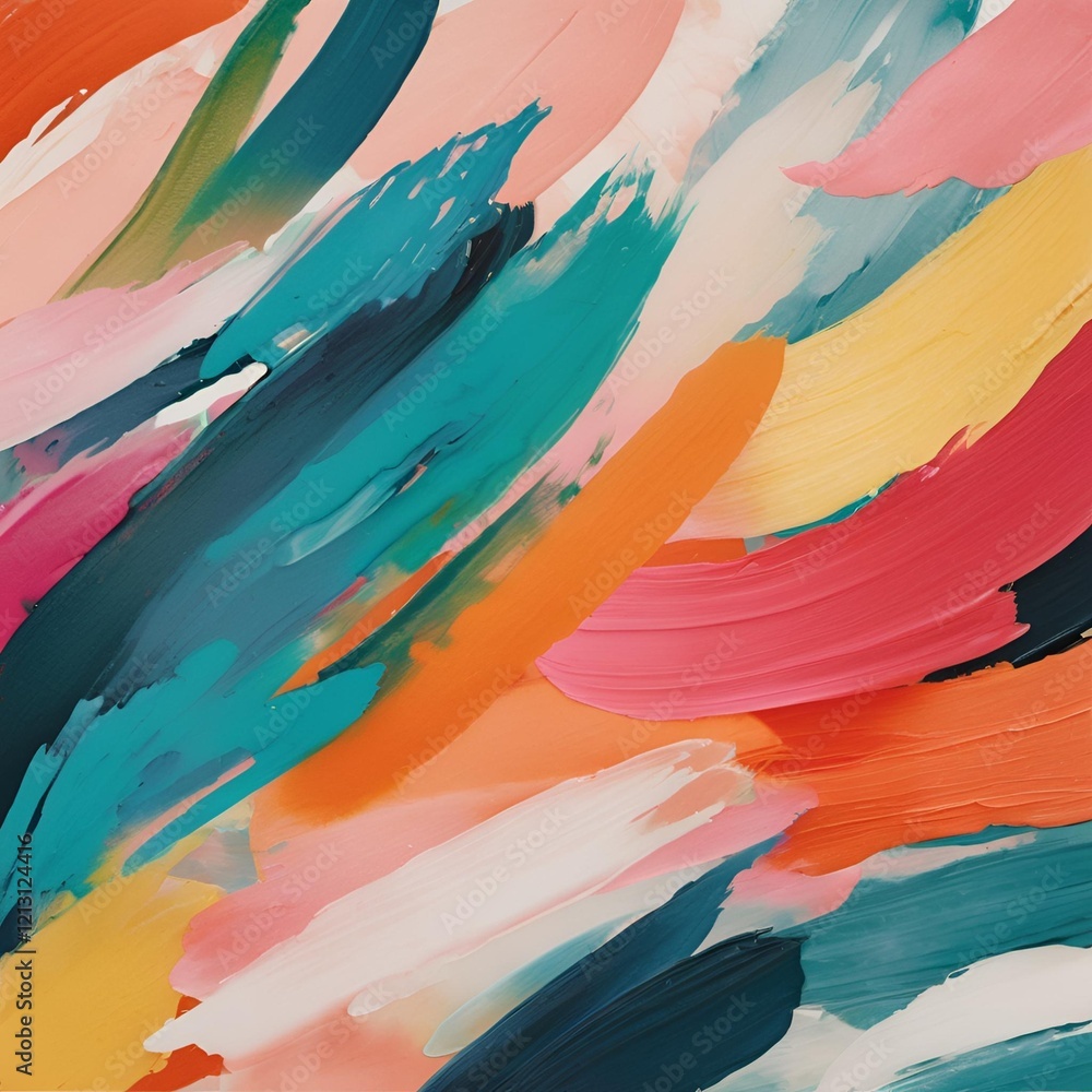 Fototapeta premium abstract colorful background with strokes