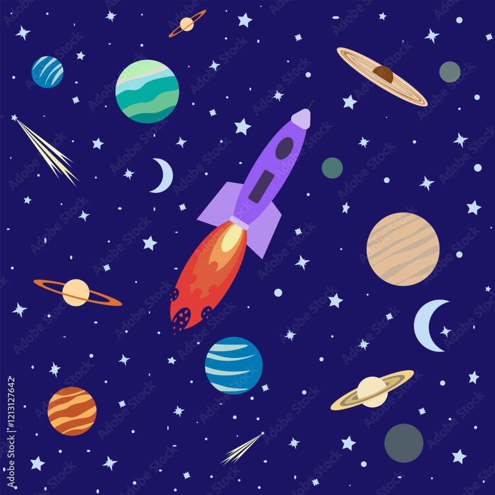 Rocket's Journey Through the Cosmos Rocket's Journey Through the Cosmos