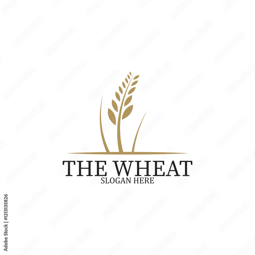 wheath vector logo ilustration wheath vector logo ilustration