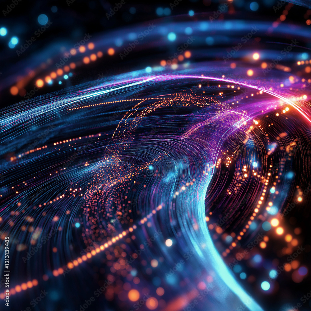 Cybernetic Code Trails: Abstract Digital Art, Light Painting, Intricate Design, Futuristic Cybernetic Code Trails: Abstract Digital Art, Light Painting, Intricate Design, Futuristic