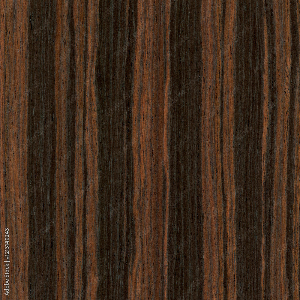 Zebrano wood, can be used as background, wood grain texture Zebrano wood, can be used as background, wood grain texture