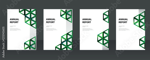 Modern presentation slide templates. Infographic elements template set for web, print, annual report brochure, magazine, business flyer leaflet marketing and advertising template. Vector Illustration.