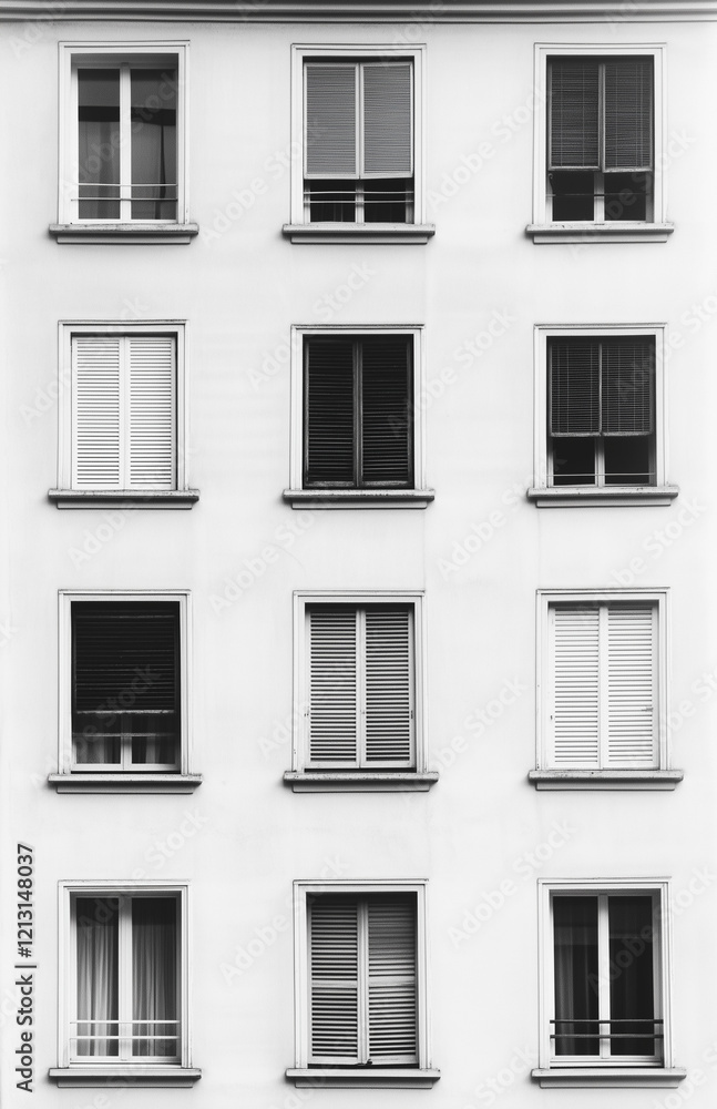 Obraz premium bauwerk, architektur, fenster, haus, fassade, fenster, wand, alt, zuhause, apartment, stadt, städtisch, äusseres, glas, backstein, dekor, balkon, detail, anlagen, beschaffenheit, europa, aufbau, baufo