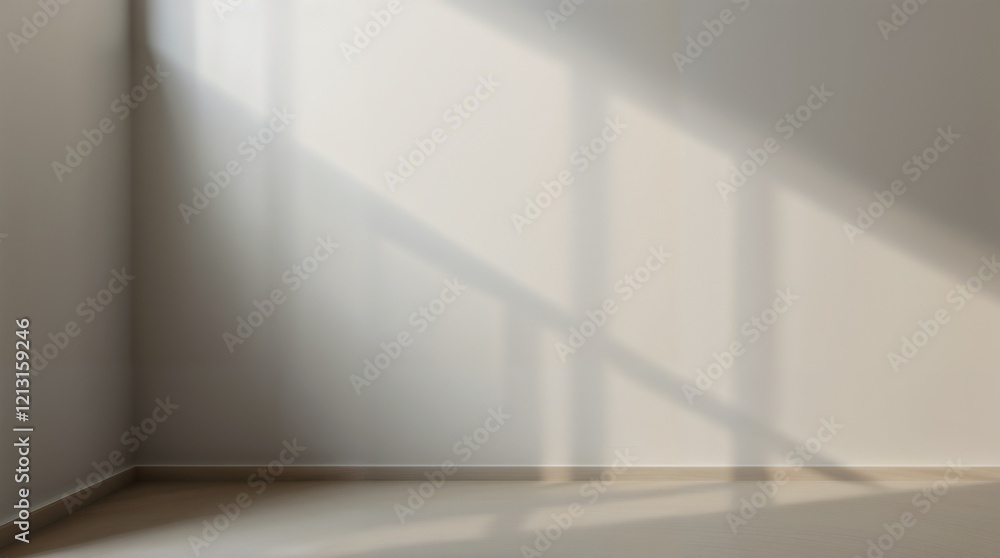 Fototapeta premium empty wall in room, background for product presentation