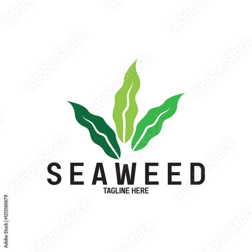 Seaweed vector logo icon vector illustration template design