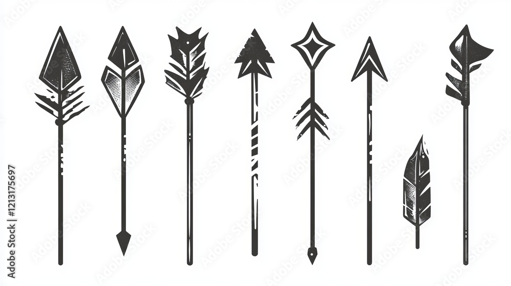 Various arrow designs intended for use as directional indicators or hints Various arrow designs intended for use as directional indicators or hints