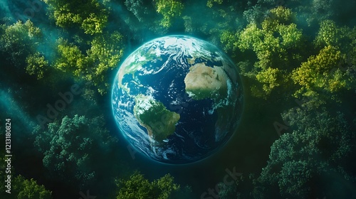 World environment and earth day concept with globe