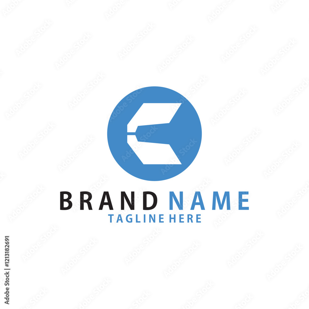 Letter C Logo icon vector illustration design template