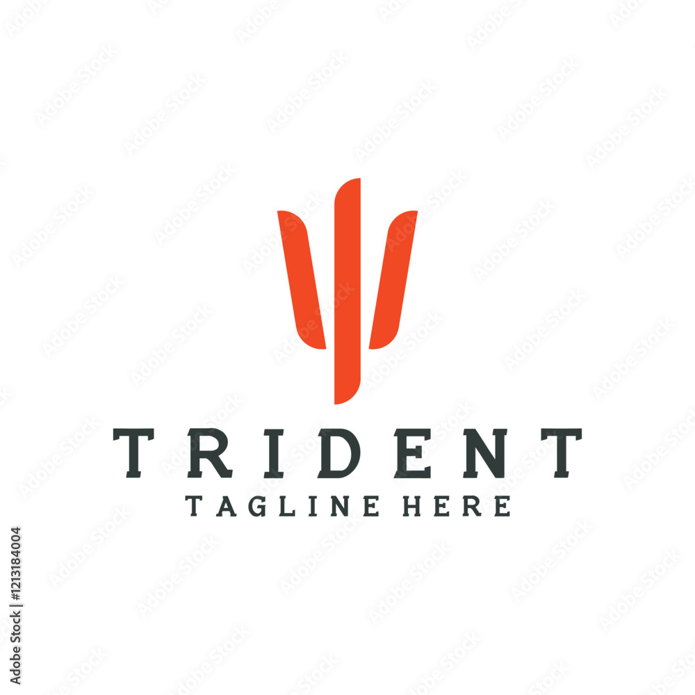 trident logo poseidon icon vector illustration template design trident logo poseidon icon vector illustration template design