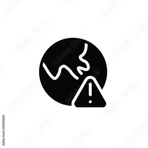 climate change aware solid icon vector design good for web or mobile app