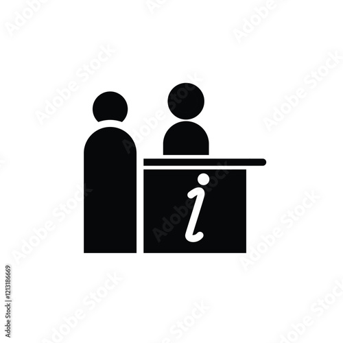 information frontline solid icon vector design good for web or mobile app