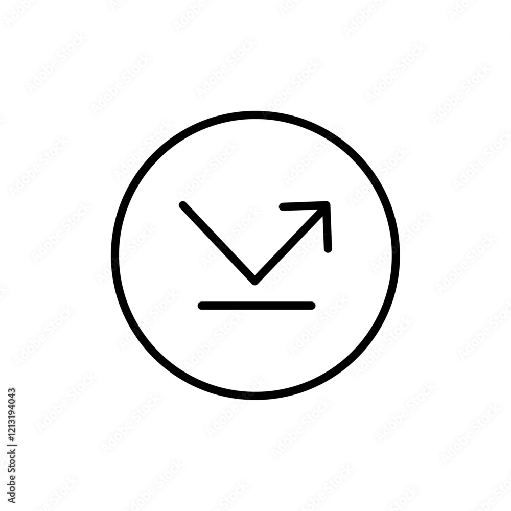 rebound icon black and white vector sign rebound icon black and white vector sign