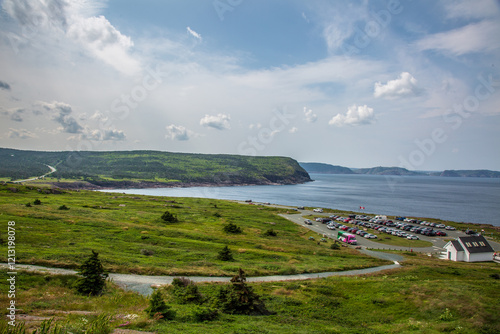 Konstfotografi Beautiful coastline view in St John's