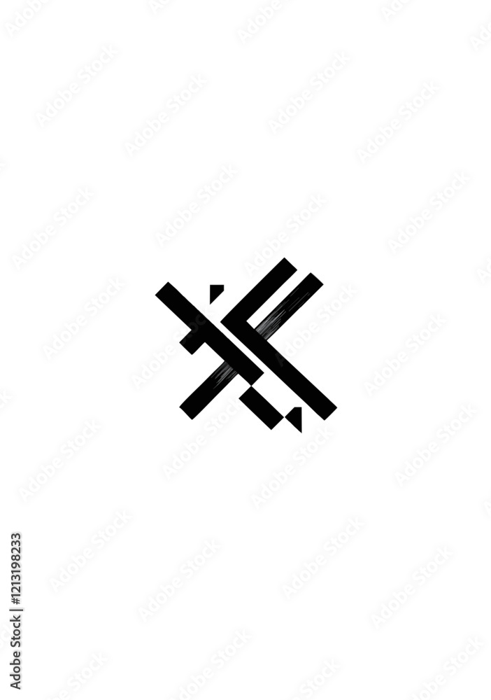 Dynamic Minimalist Abstract Vector Design with Intersecting Bold Lines and Angles Dynamic Minimalist Abstract Vector Design with Intersecting Bold Lines and Angles