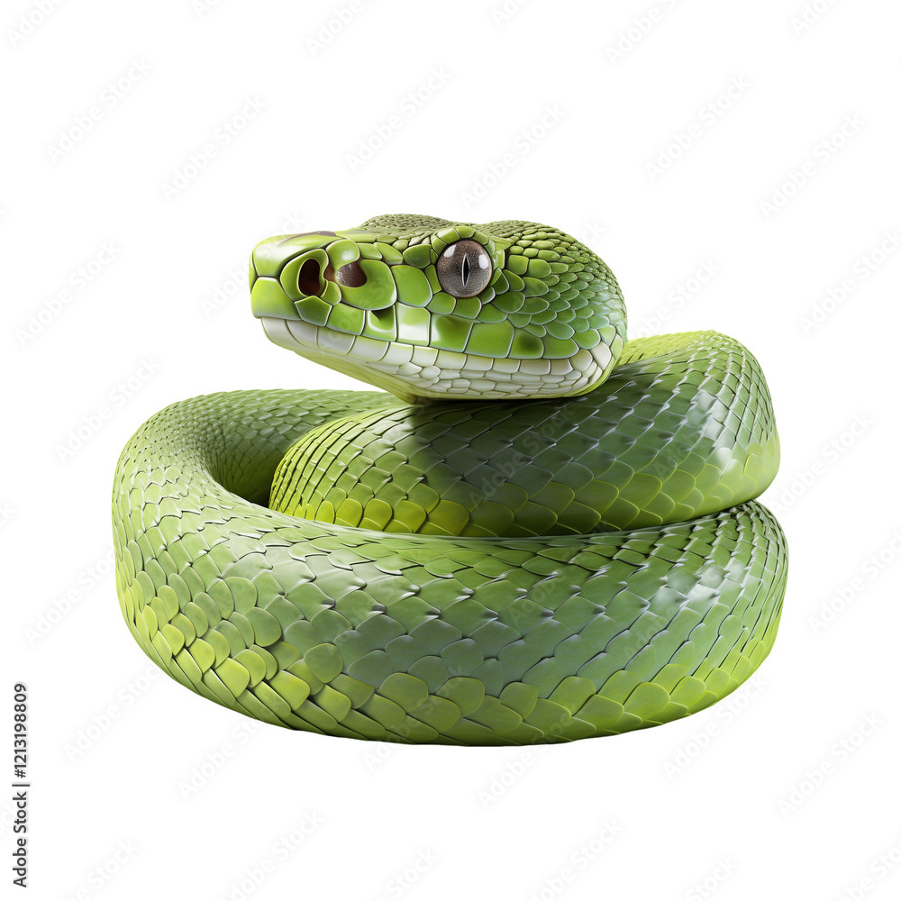 Snake Isolated On Transparent Background Snake Isolated On Transparent Background