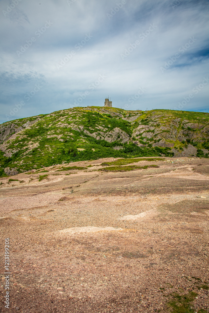 Obraz premium Signal Hill National Historic Site from a distance 
