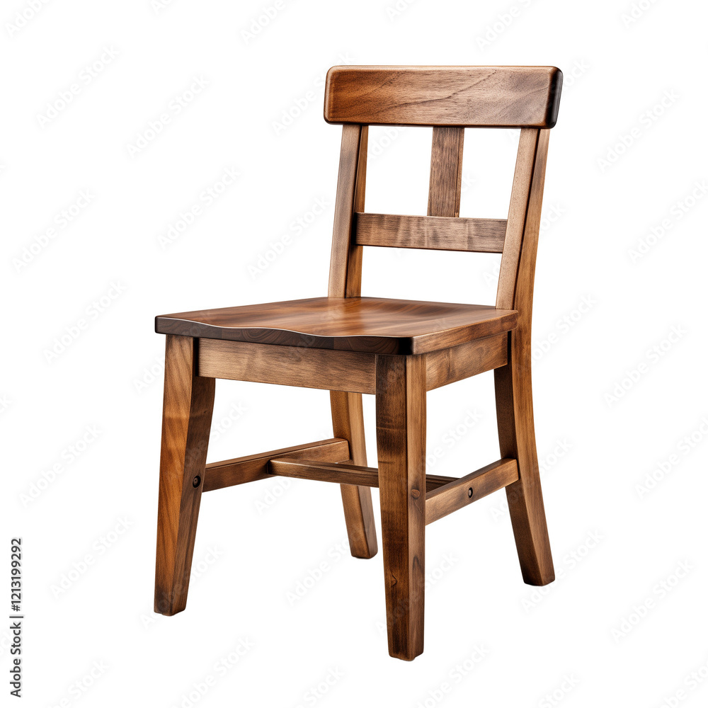 Wooden Chair Isolated On White Background Wooden Chair Isolated On White Background
