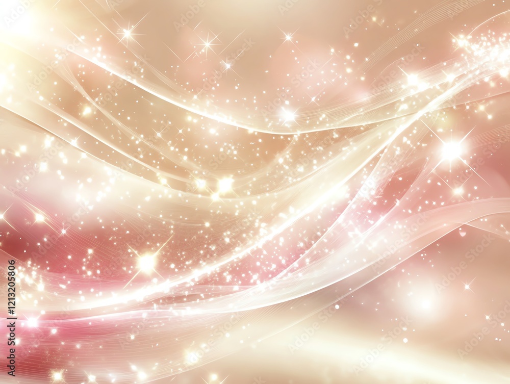Elegant, shimmering waves of light and sparkle. Perfect for luxury, beauty, or festive designs. Elegant, shimmering waves of light and sparkle. Perfect for luxury, beauty, or festive designs.