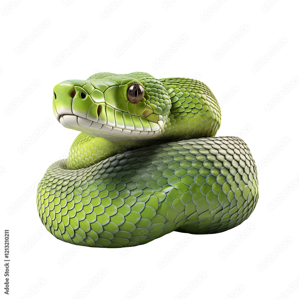 Snake Isolated On White Background Snake Isolated On White Background