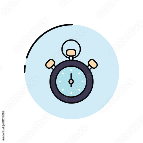 Stopwatch vector icon
