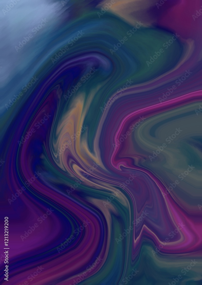 Abstract purple and blue marble texture background. Liquid fractal art paint. Backdrop for creative design. Vertical paint artwork. Cosmic space. Abstract purple and blue marble texture background. Liquid fractal art paint. Backdrop for creative design. Vertical paint artwork. Cosmic space.