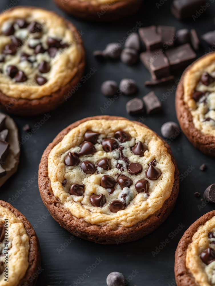 Ultimate chocolate chip brookies with rich layers of cookie and brownie Ultimate chocolate chip brookies with rich layers of cookie and brownie